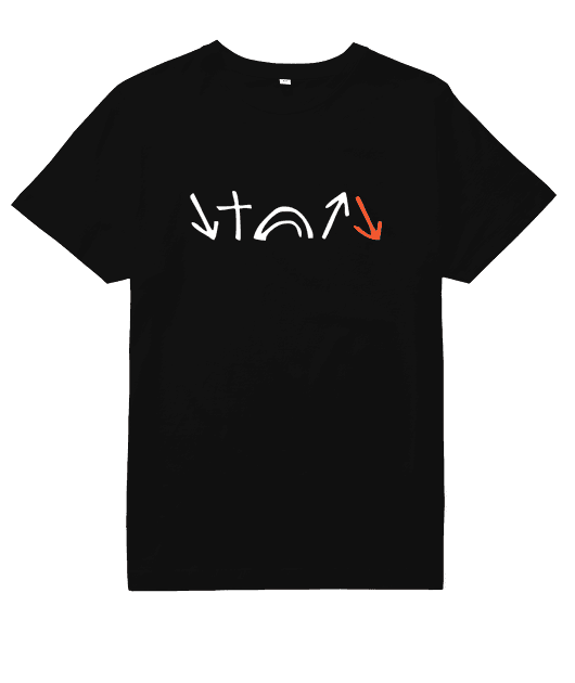 Nouvelle collection T shirt "IL est..." visuel orange et blanc