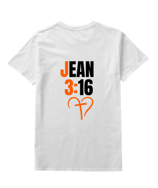 Nouvelle collection T shirt "Il est..." visuel orange et noir